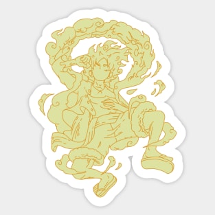 Straw hat gear fifth Sticker